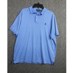 Polo Ralph Lauren Polo Mens XL Classic Fit Pony Blue Floral AOP Short Sleeve